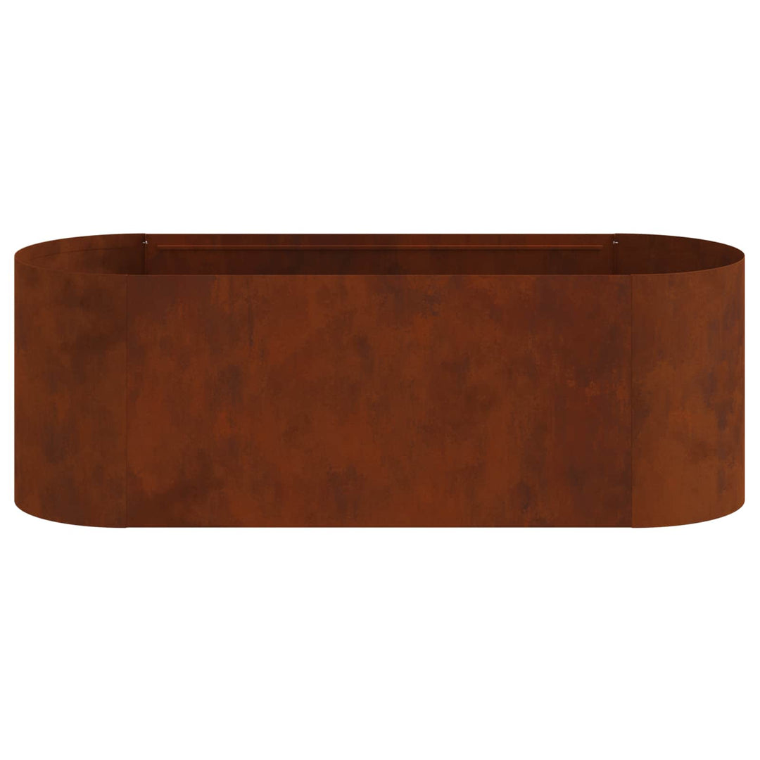 Hævet Havebed Cortenstål 120 x 40 x 40 cm