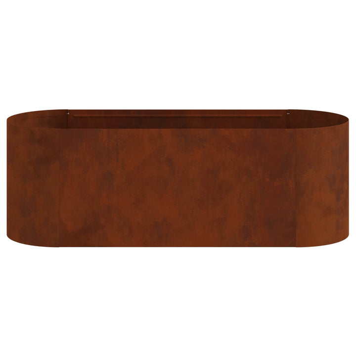 Hævet Havebed Cortenstål 120 x 40 x 40 cm