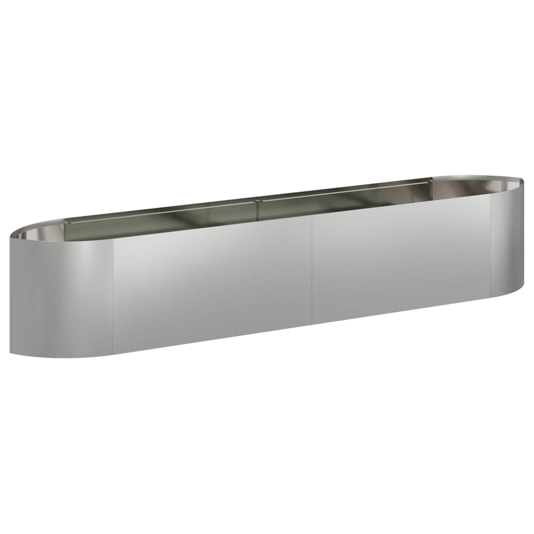 Hævet Havebed Galvaniseret stål 220 x 40 x 40 cm Stål