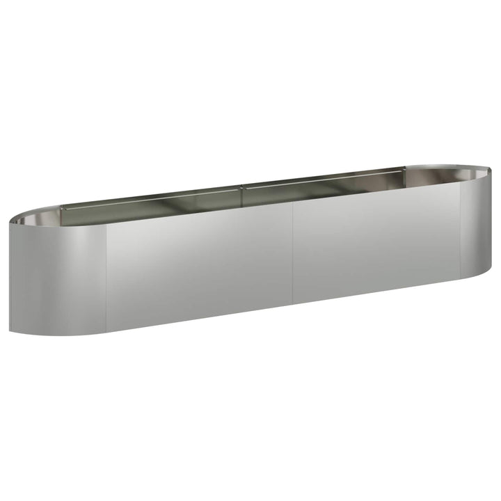 Hævet Havebed Galvaniseret stål 220 x 40 x 40 cm Stål