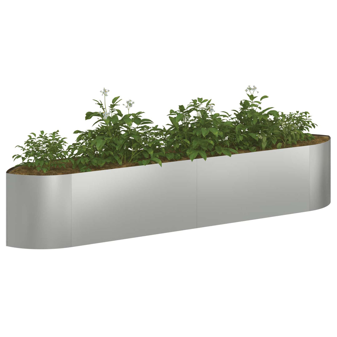 Hævet Havebed Galvaniseret stål 220 x 40 x 40 cm Stål