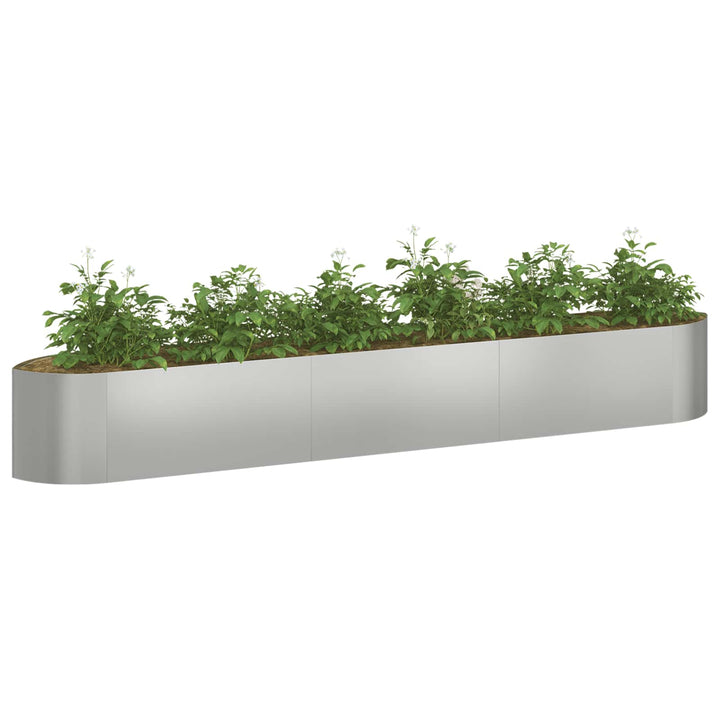 Hævet Havebed Galvaniseret stål 300 x 40 x 40 cm Stål