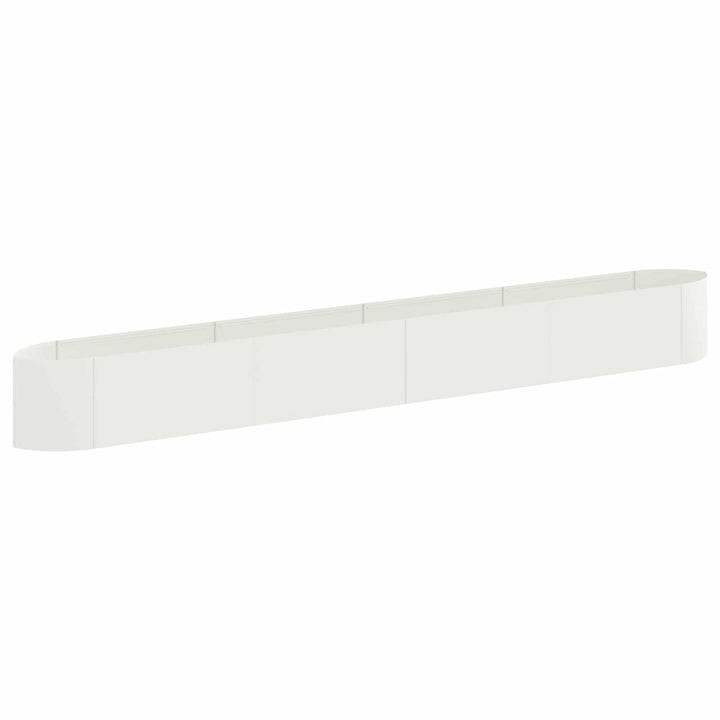 Hævet Havebed Hvid 380 x 40 x 40 cm Stål