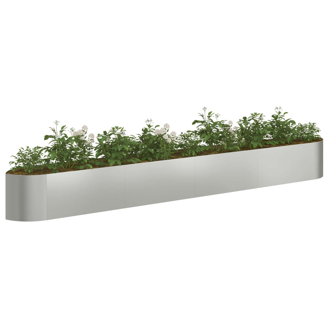 Hævet Havebed Galvaniseret stål 380 x 40 x 40 cm Stål