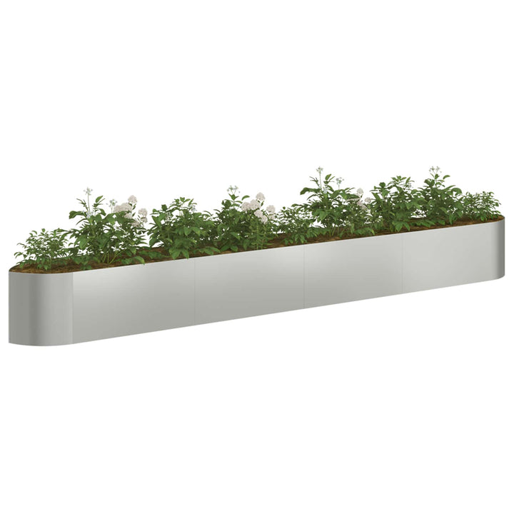 Hævet Havebed Galvaniseret stål 380 x 40 x 40 cm Stål