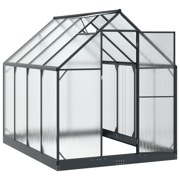 Have Drivhus med dør med lås Antracit 183,5 x 243,5 x 207 cm
