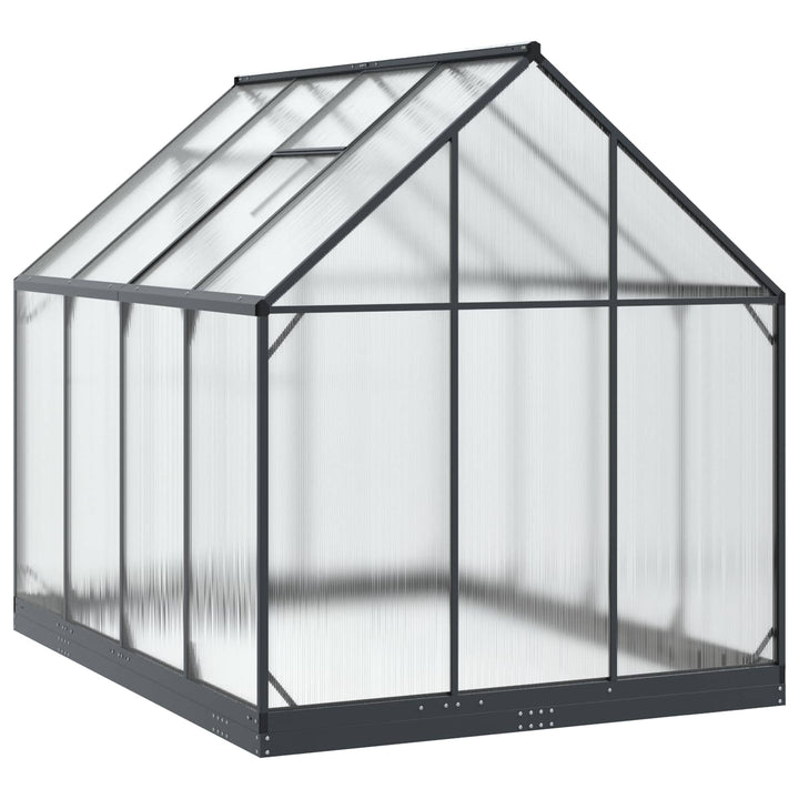 Have Drivhus med dør med lås Antracit 183,5 x 243,5 x 207 cm