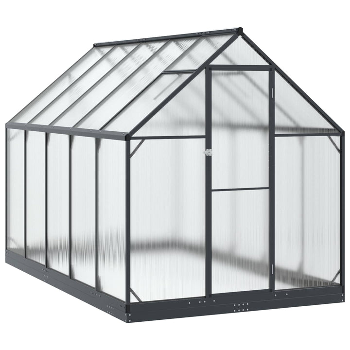 Have Drivhus med dør med lås Antracit 183,5 x 303,5 x 207 cm