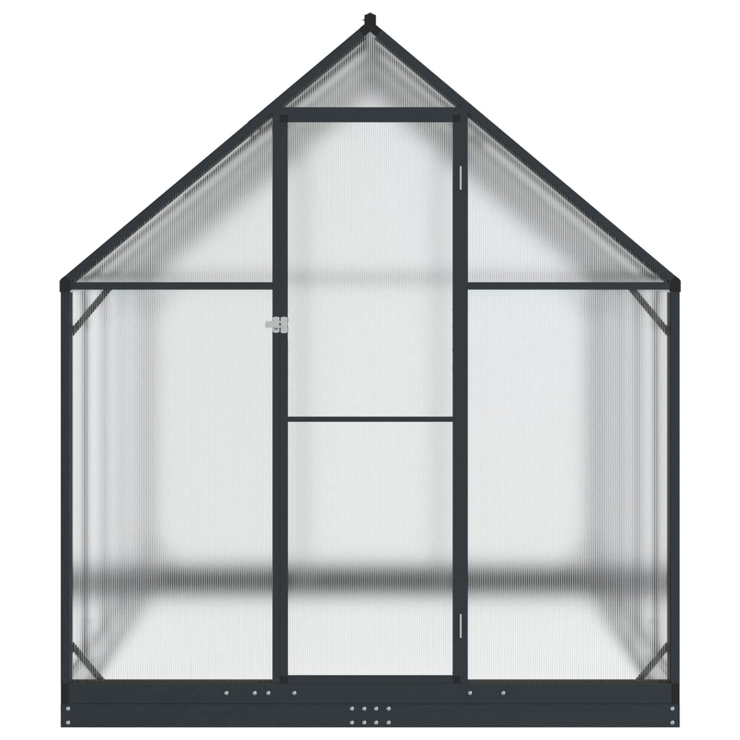 Have Drivhus med dør med lås Antracit 183,5 x 303,5 x 207 cm