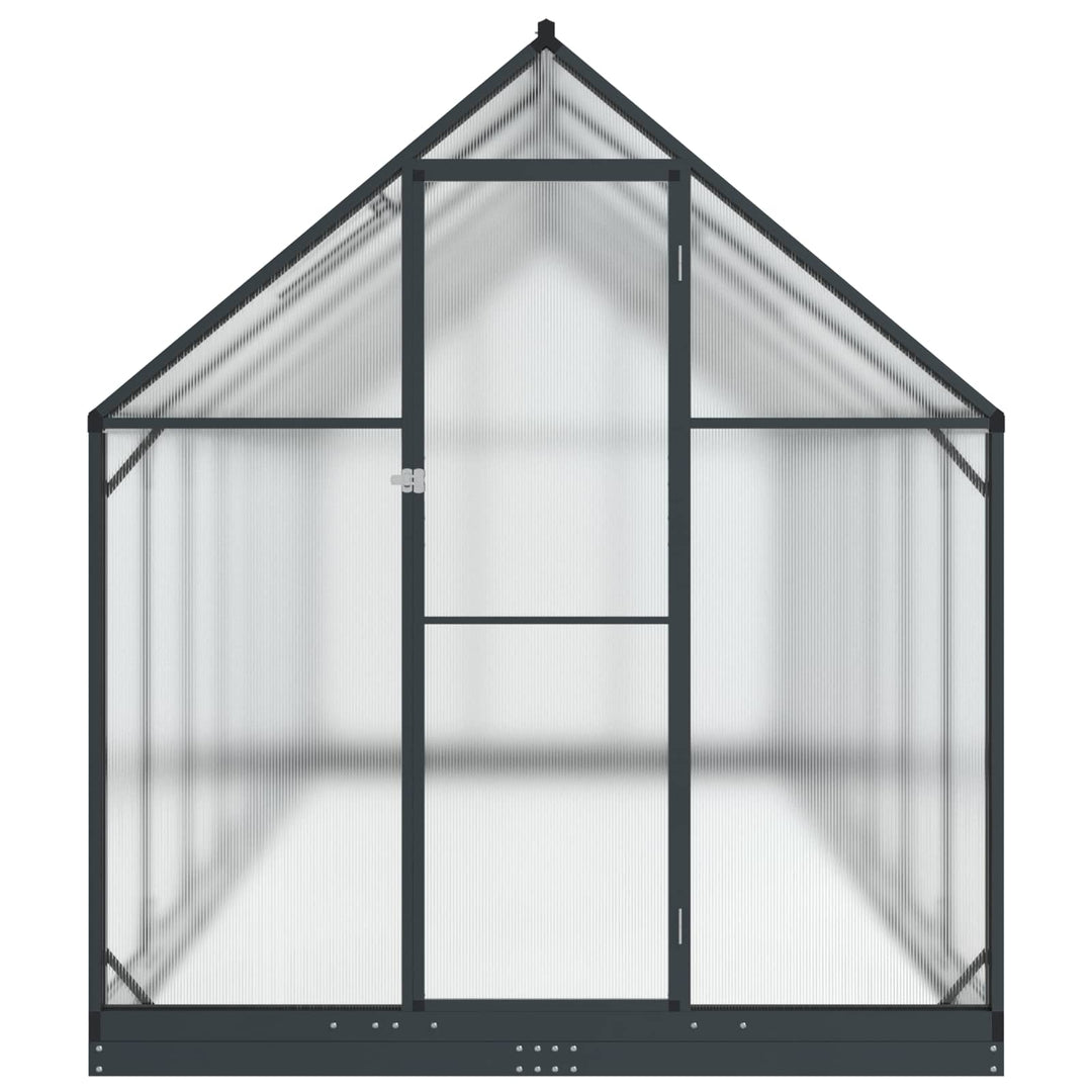 Have Drivhus med dør med lås Antracit 183,5 x 423,5 x 207 cm
