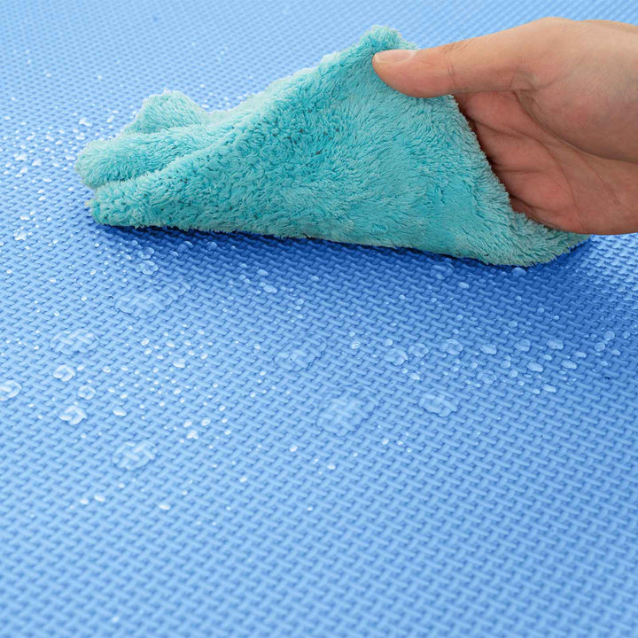 Poolbundmåtte 50 pcs Blå 18 m² EVA skum