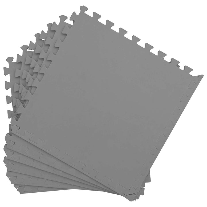 Poolbundmåtte 40 pcs Grå 14,4 m² EVA skum