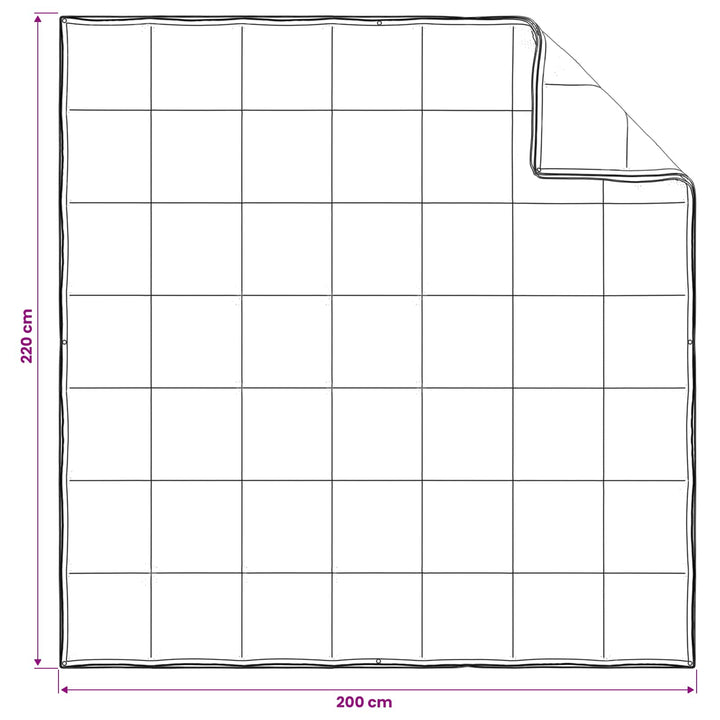 Dynebetræk Sæt 3 stk. Hvid Bambus