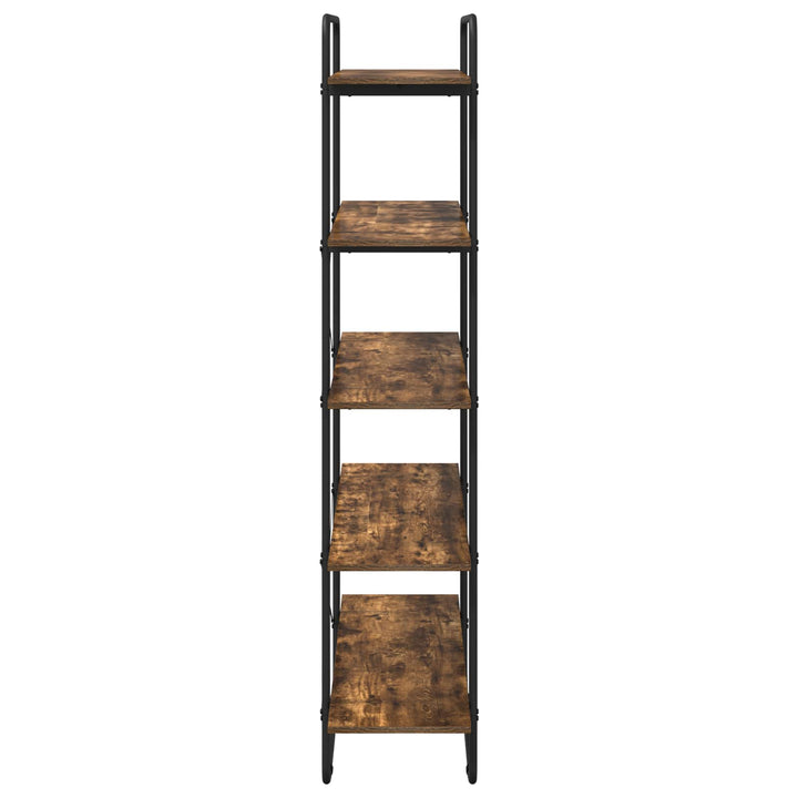 Bogreol 5 niveauer 100 x 35 x 175,5 cm PB Røget eg