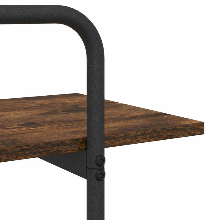 Bogreol 3 niveauer 100 x 35 x 105 cm PB Røget eg