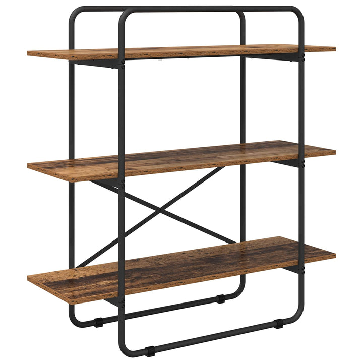 Bogreol 3 niveauer 100 x 35 x 105 cm PB Egetræ