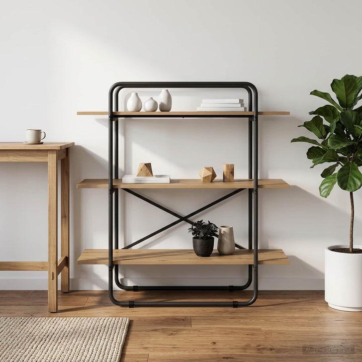 Bogreol 3 niveauer 100 x 35 x 105 cm PB Artisan-eg
