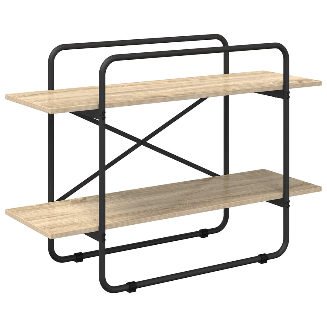 Bogreol 2 niveauer 100 x 35 x 70 cm PB Sonoma-eg