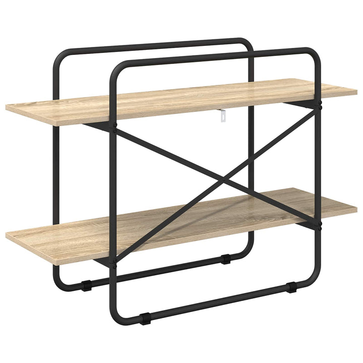 Bogreol 2 niveauer 100 x 35 x 70 cm PB Sonoma-eg