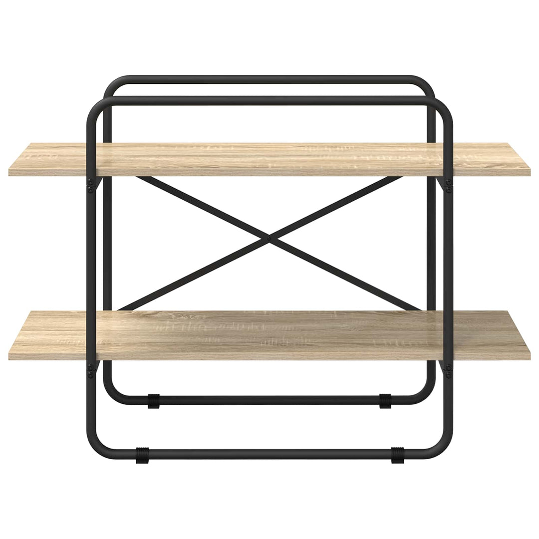 Bogreol 2 niveauer 100 x 35 x 70 cm PB Sonoma-eg