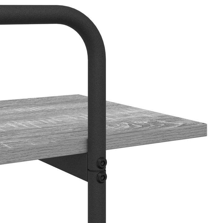 Bogreol 2 niveauer 100 x 35 x 70 cm PB Grå Sonoma