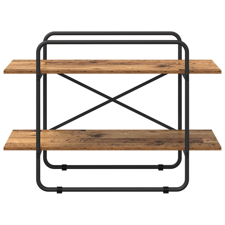Bogreol 2 niveauer 100 x 35 x 70 cm PB Egetræ
