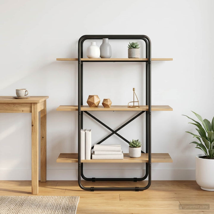 Bogreol 3 niveauer 80 x 35 x 105 cm PB Artisan-eg