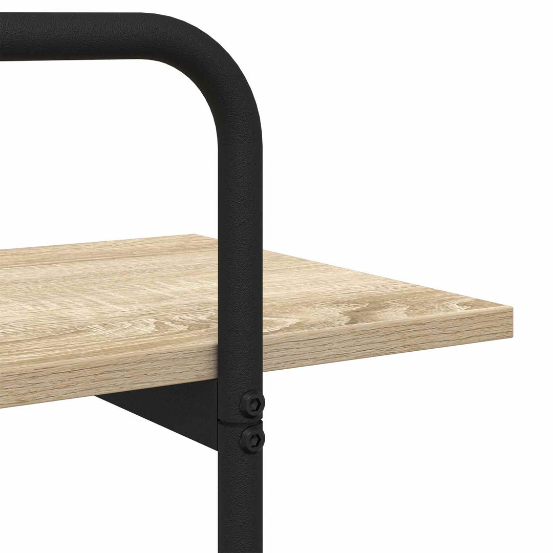 Bogreol 2 niveauer 80 x 35 x 70 cm PB Sonoma-eg
