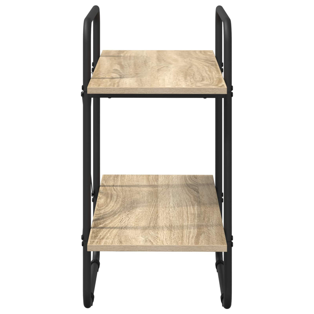 Bogreol 2 niveauer 80 x 35 x 70 cm PB Sonoma-eg