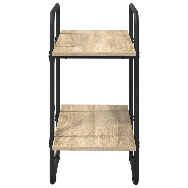 Bogreol 2 niveauer 80 x 35 x 70 cm PB Sonoma-eg