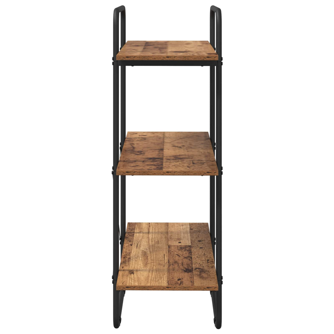 Bogreol 3 niveauer 60 x 35 x 105 cm PB Egetræ