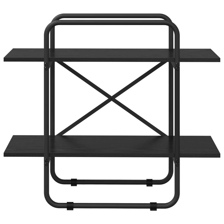 Bogreol 2 niveauer 60 x 35 x 70 cm PB Sort eg