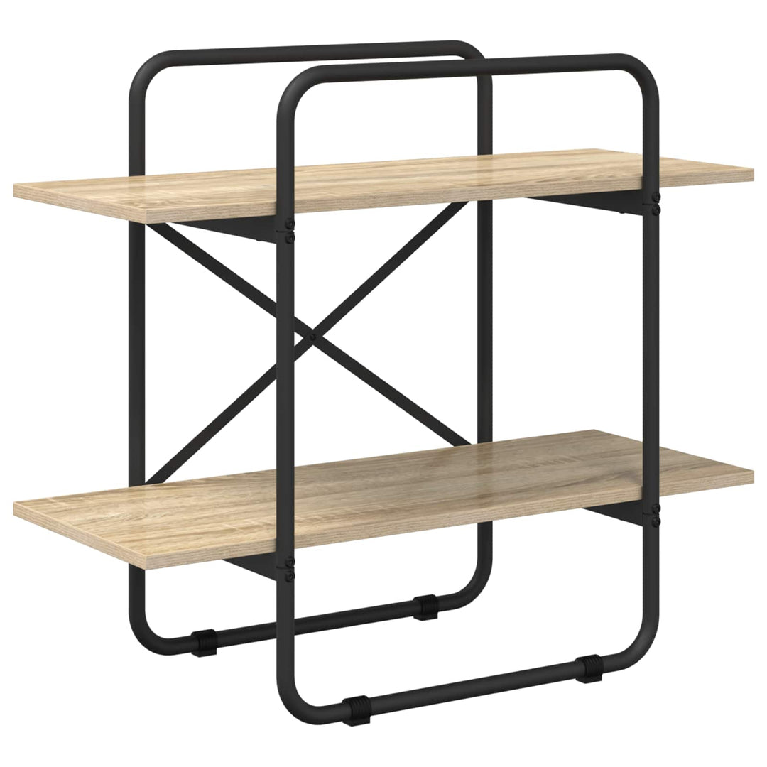 Bogreol 2 niveauer 60 x 35 x 70 cm PB Sonoma-eg