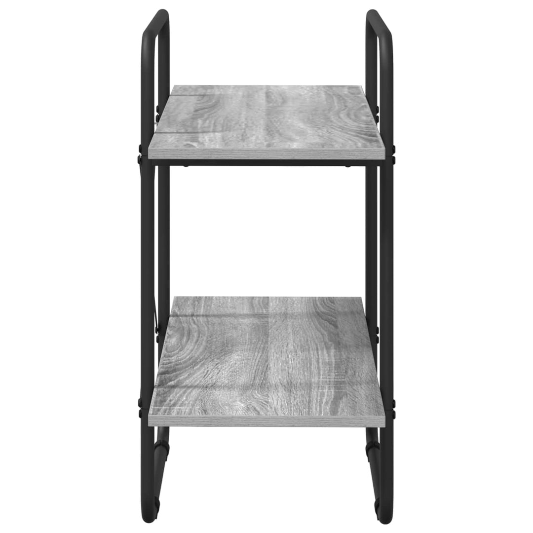 Bogreol 2 niveauer 60 x 35 x 70 cm PB Grå Sonoma