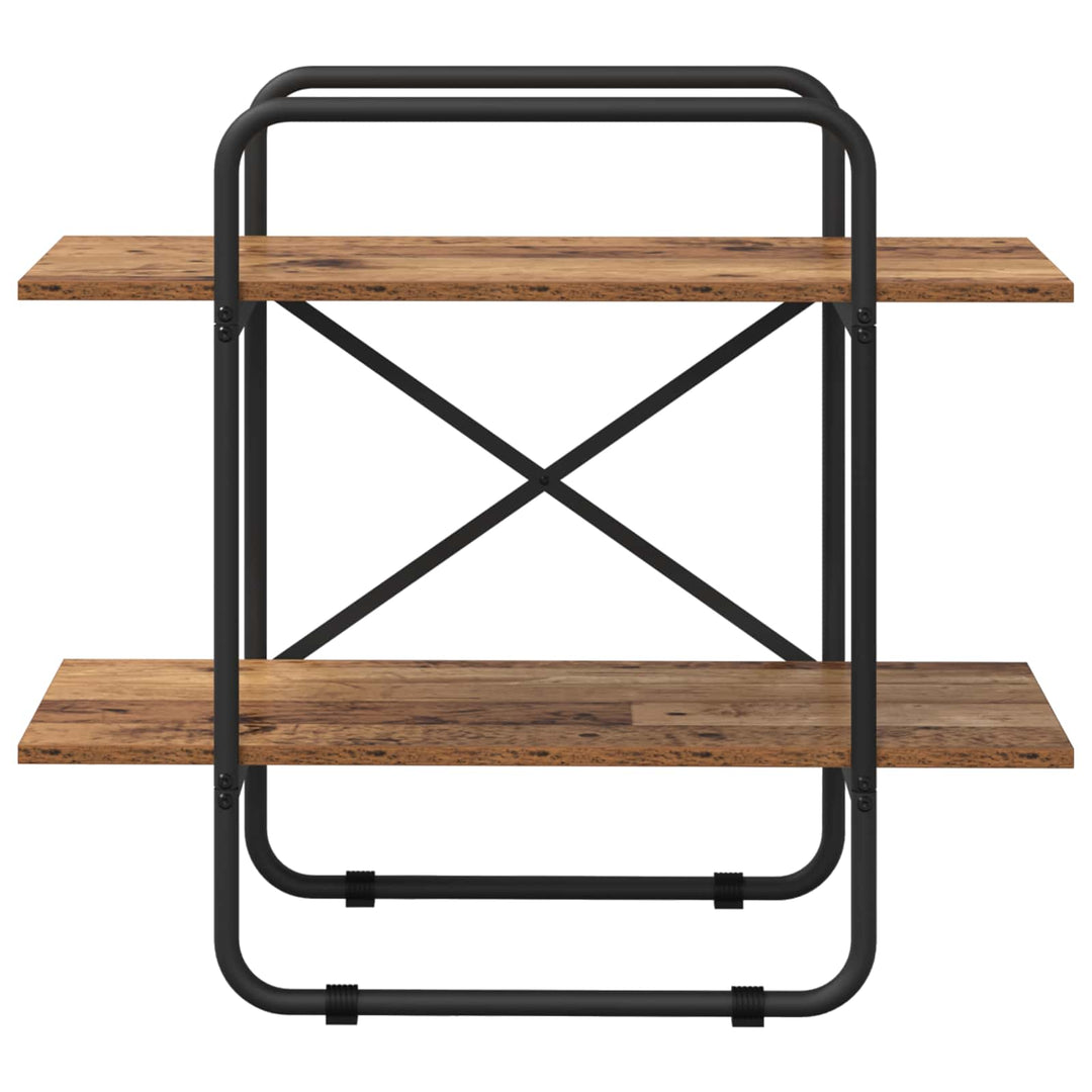 Bogreol 2 niveauer 60 x 35 x 70 cm PB Egetræ