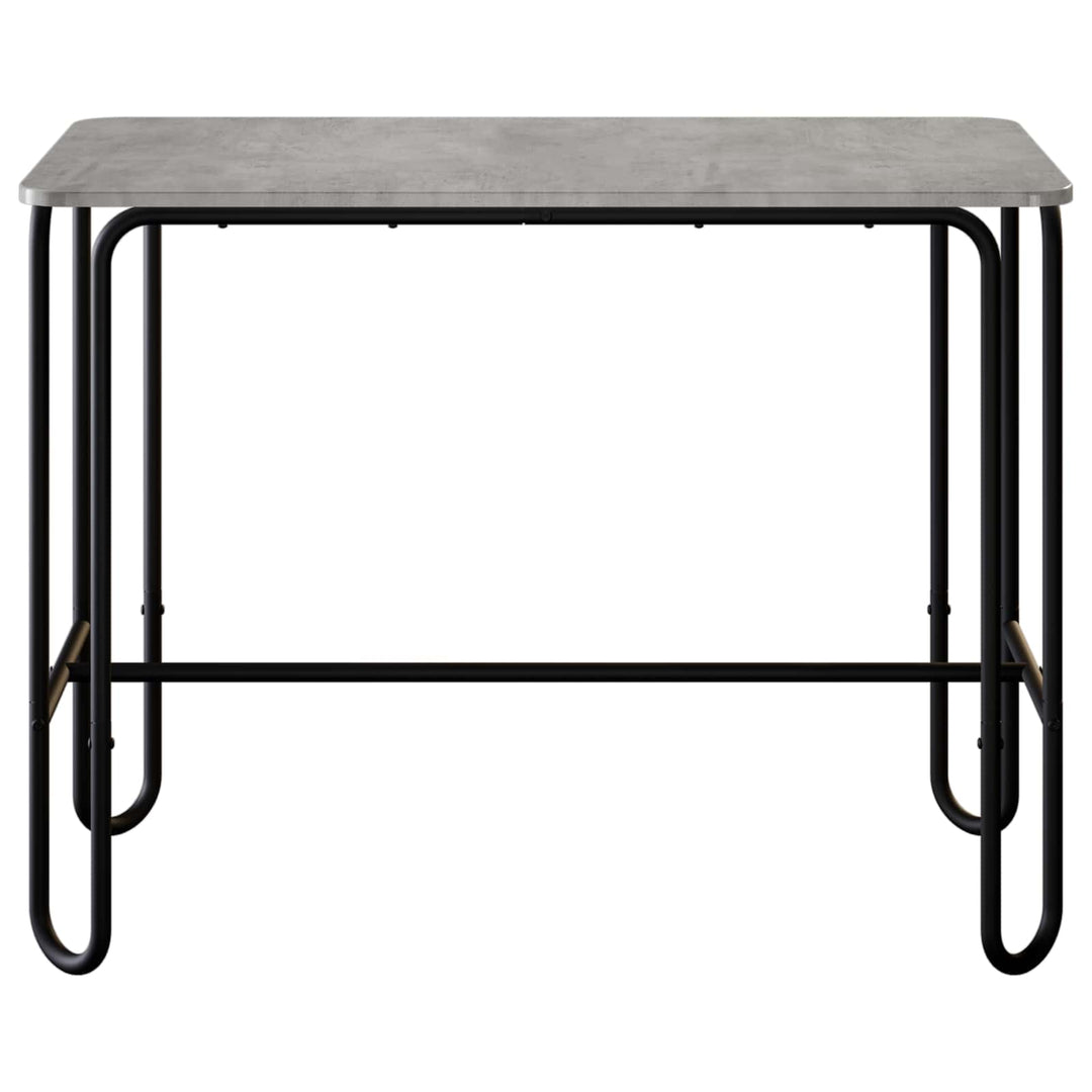 Spisebord 100 x 50 x 75 cm Konstrueret træ Betongrå Rektangulær