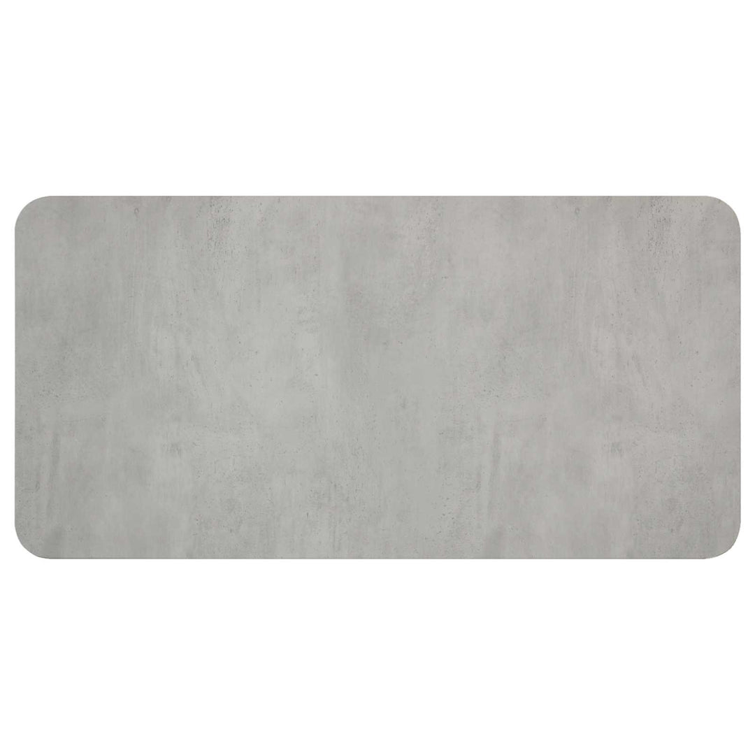 Spisebord 100 x 50 x 75 cm Konstrueret træ Betongrå Rektangulær