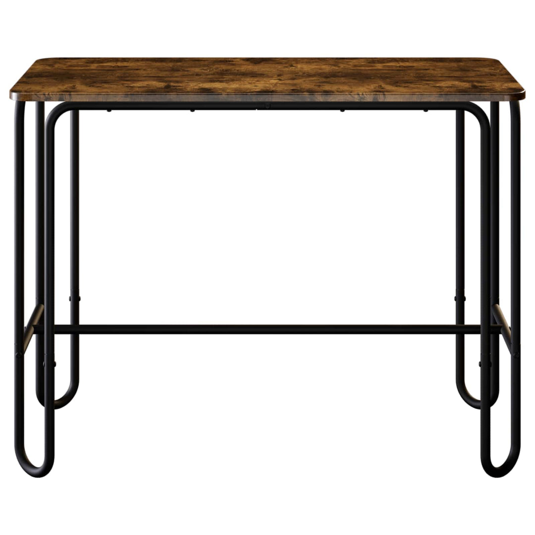 Spisebord 100 x 50 x 75 cm Konstrueret træ Røget eg Rektangulær