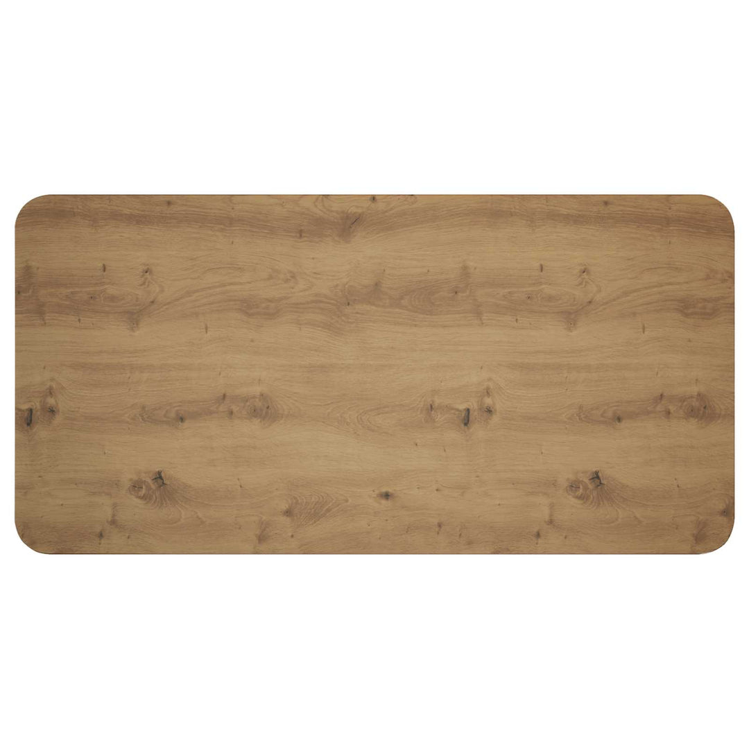 Spisebord 100 x 50 x 75 cm Konstrueret træ Artisan-eg