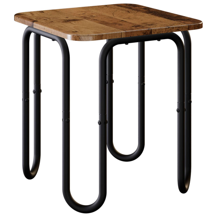 Sofabord Gammelt træ 40 x 40 x 45 cm Konstrueret træ