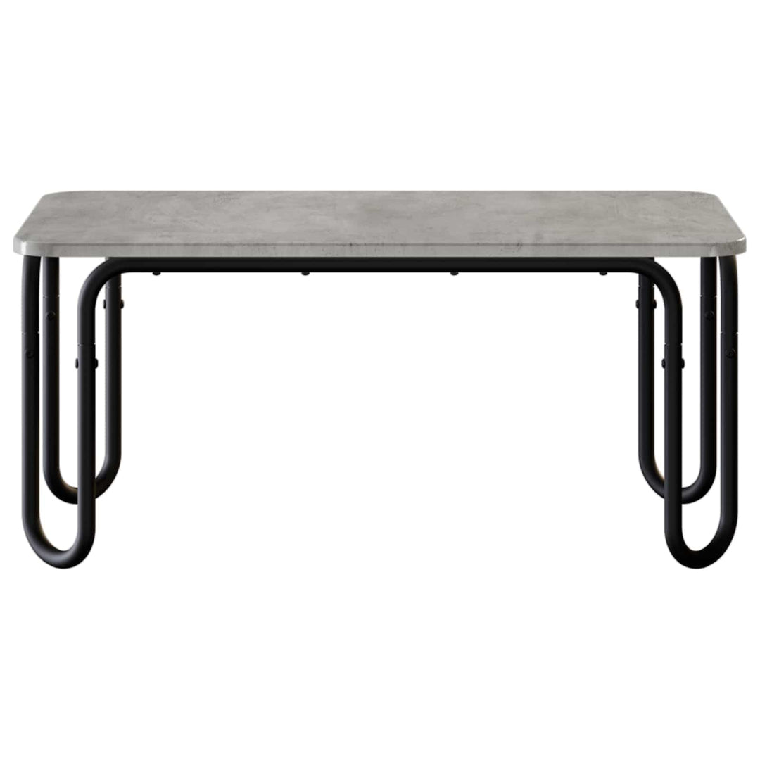 Sofabord Betongrå 79,5 x 40 x 36 cm Konstrueret træ