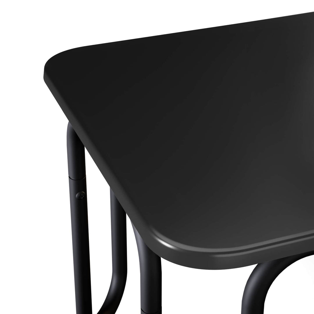Sofabord Sort 100 x 50 x 45 cm Konstrueret træ