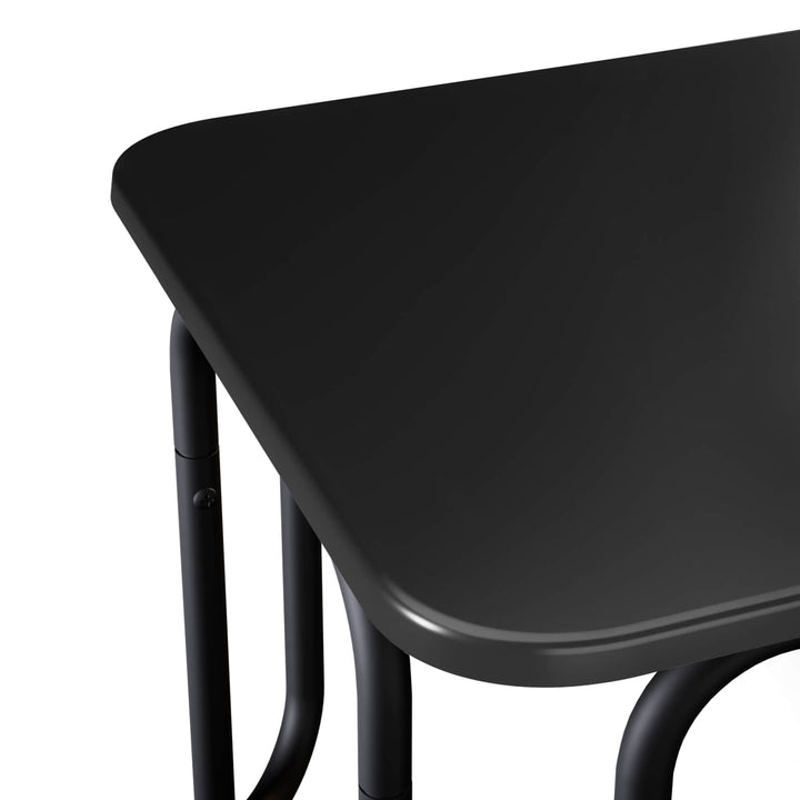 Sofabord Sort 100 x 50 x 45 cm Konstrueret træ