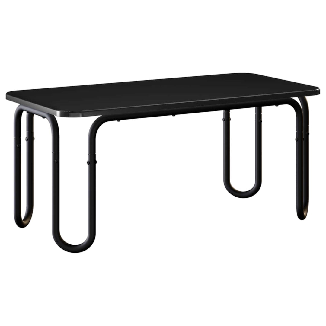 Sofabord Sort 100 x 50 x 45 cm Konstrueret træ