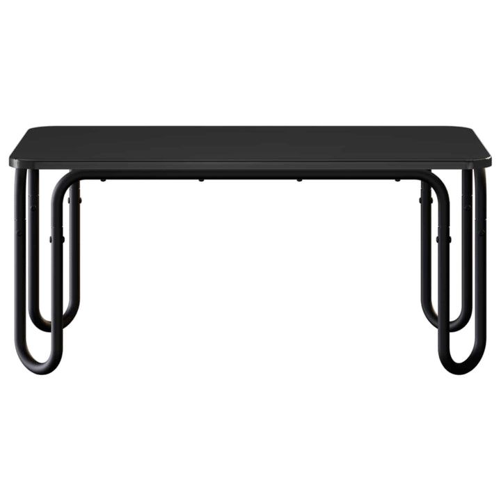 Sofabord Sort 100 x 50 x 45 cm Konstrueret træ