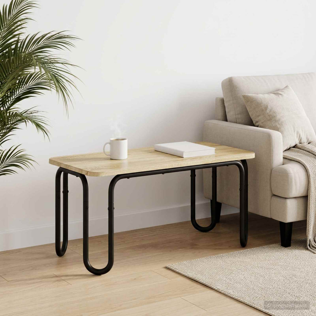 Sofabord Sonoma-eg 100 x 50 x 45 cm Konstrueret træ