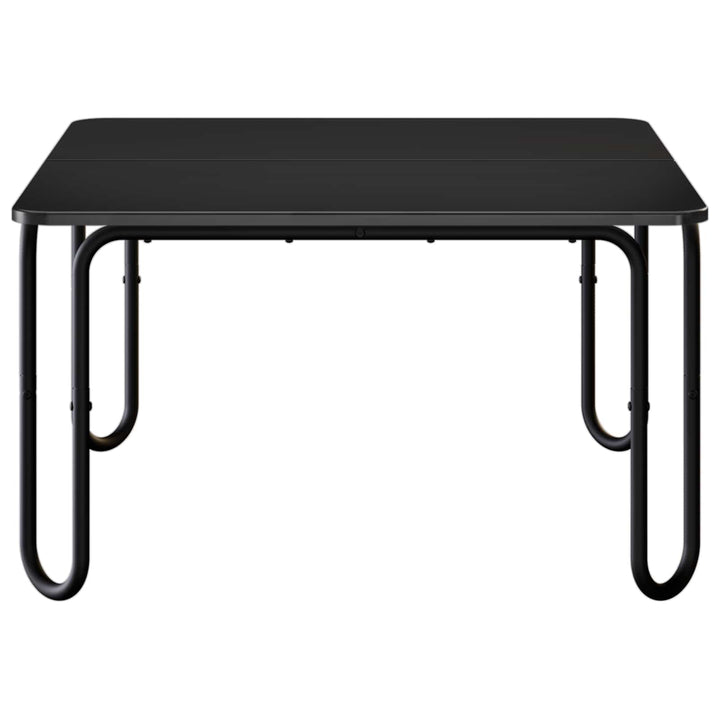 Sofabord Sort 79,5 x 79,5 x 45 cm Konstrueret træ