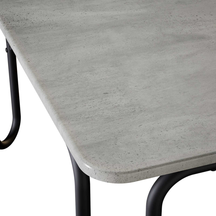 Sofabord Betongrå 79,5 x 79,5 x 45 cm Konstrueret træ