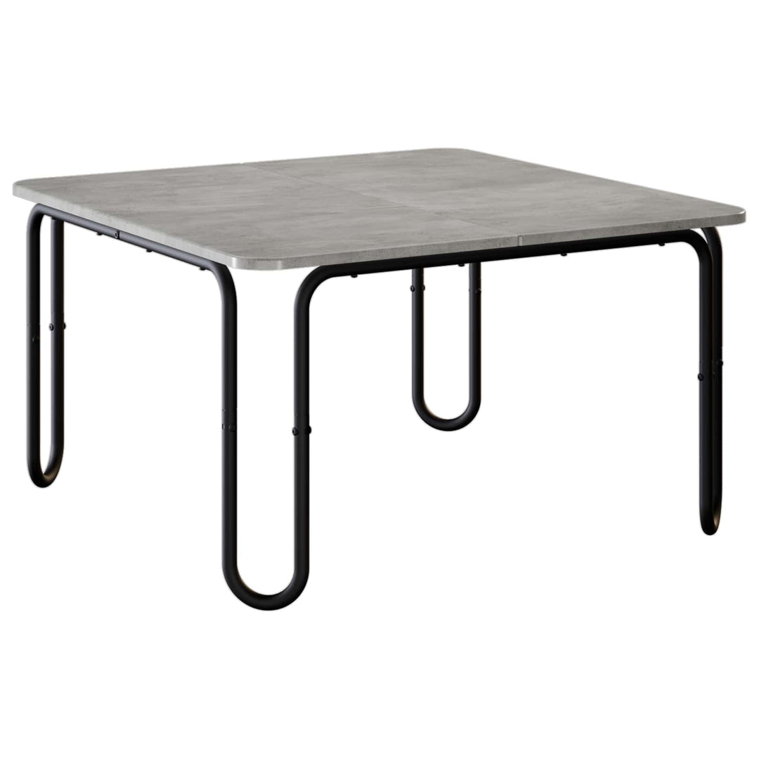Sofabord Betongrå 79,5 x 79,5 x 45 cm Konstrueret træ