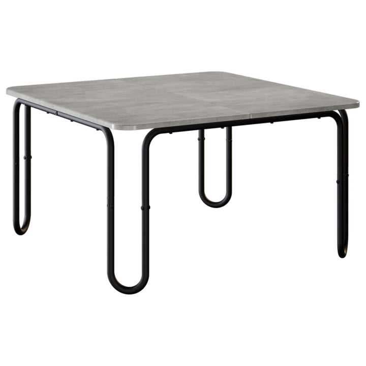 Sofabord Betongrå 79,5 x 79,5 x 45 cm Konstrueret træ